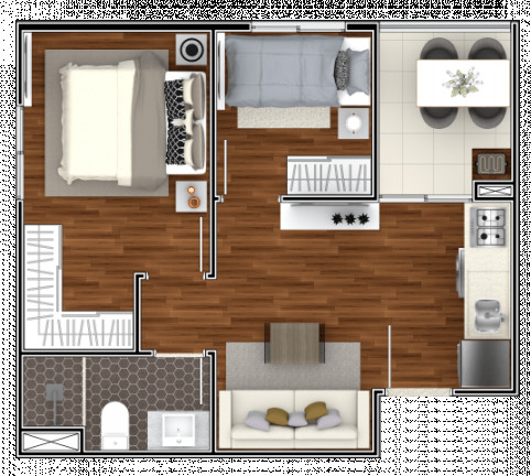 Imagem Apartamento com 1 Quarto à Venda, 62 m² em Vila Nova Das Belezas - São Paulo
