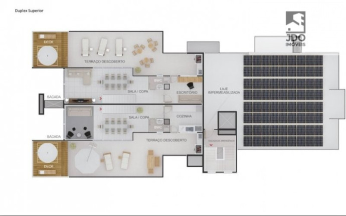 Imagem Cobertura com 3 Quartos à Venda, 251 m² em água Verde - Curitiba Imagem Cobertura com 3 Quartos à Venda, 251 m² em água Verde - Curitiba