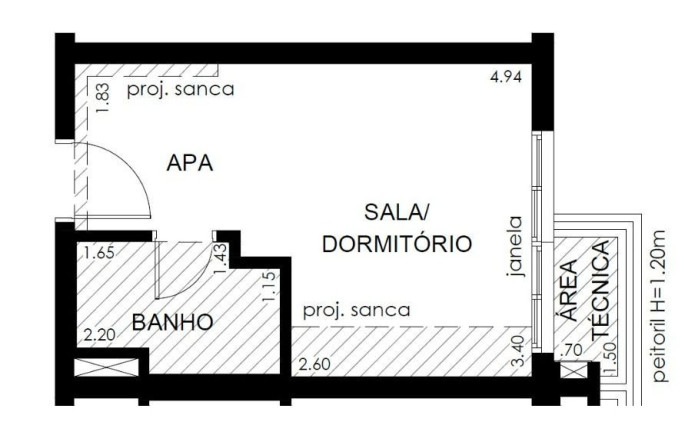 Imagem Studio com 1 Quarto à Venda, 21 m² em Paraíso - São Paulo Imagem Studio com 1 Quarto à Venda, 21 m² em Paraíso - São Paulo