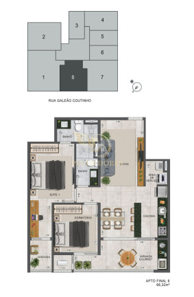 Imagem Apartamento com 2 Quartos à Venda, 74 m² em Itaguá - Ubatuba Imagem Apartamento com 2 Quartos à Venda, 74 m² em Itaguá - Ubatuba