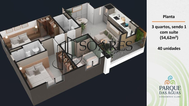 Imagem Apartamento com 2 Quartos à Venda, 42 m² em Parque Verde - Belém Imagem Apartamento com 2 Quartos à Venda, 42 m² em Parque Verde - Belém