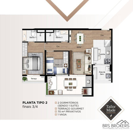 Imagem Apartamento com 2 Quartos à Venda, 70 m² em Vila Progresso - Guarulhos