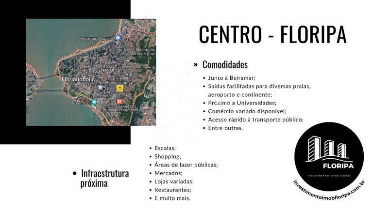 Imagem Apartamento com 1 Quarto à Venda, 64 m² em Centro - Florianópolis