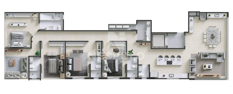 Imagem Apartamento à Venda, 205 m² em Meia Praia - Itapema