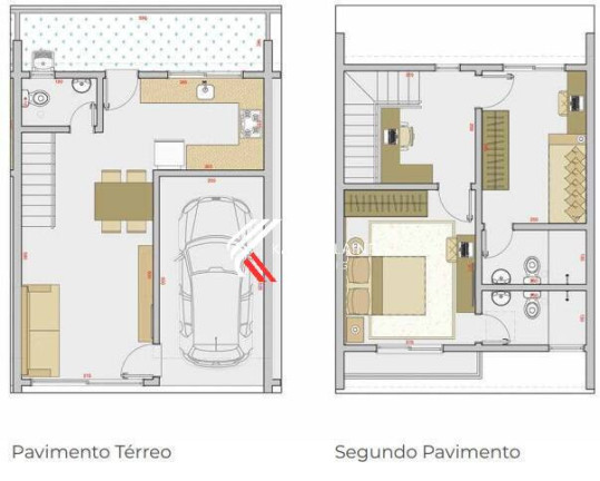 Imagem Casa com 2 Quartos à Venda, 95 m² em Bela Vista - Palhoça