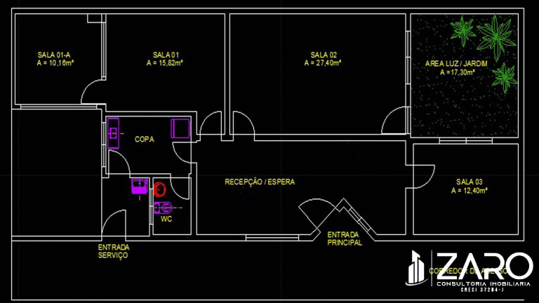 Imagem Sala Comercial para Alugar, 115 m² em Zona Central - Rio Claro Imagem Sala Comercial para Alugar, 115 m² em Zona Central - Rio Claro