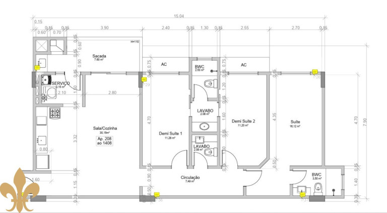 Imagem Apartamento com 3 Quartos à Venda, 163 m² em Campinas - São José Imagem Apartamento com 3 Quartos à Venda, 163 m² em Campinas - São José