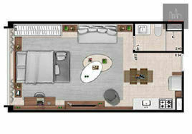 Imagem Apartamento com 1 Quarto à Venda, 39 m² em Vila Romana - São Paulo Imagem Apartamento com 1 Quarto à Venda, 39 m² em Vila Romana - São Paulo