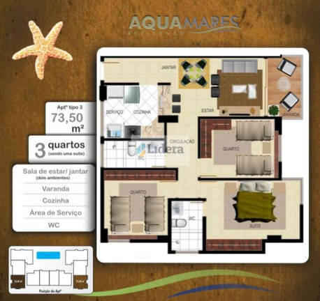 Imagem Apartamento com 3 Quartos à Venda, 68 m² em Intermares - Cabedelo