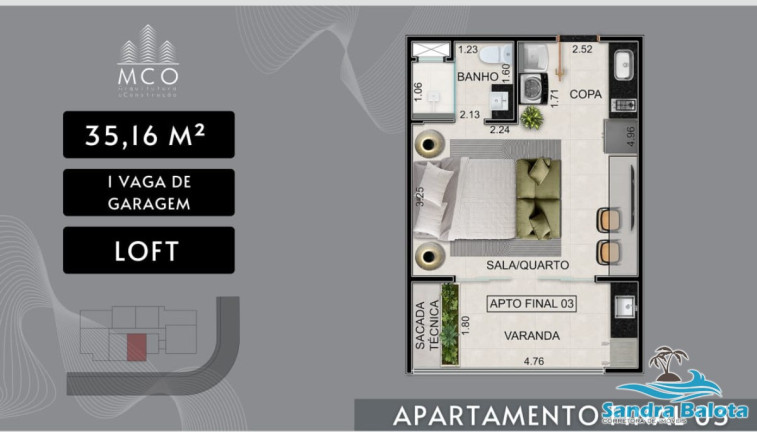 Imagem Apartamento com 1 Quarto à Venda, 35 m² em Silop - Ubatuba Imagem Apartamento com 1 Quarto à Venda, 35 m² em Silop - Ubatuba