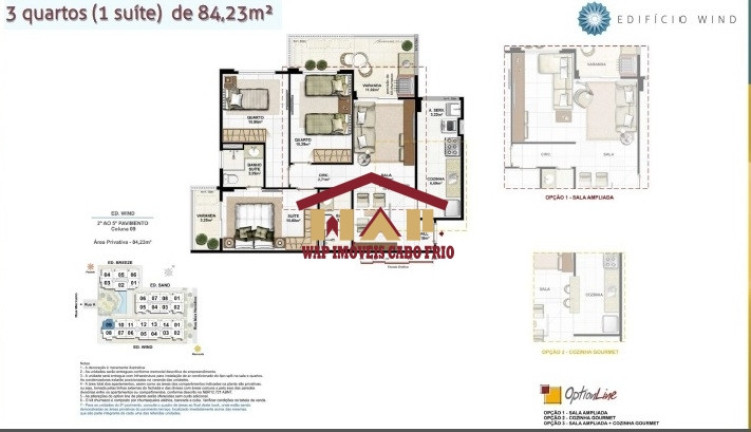 Imagem Apartamento com 2 Quartos à Venda,  em Algodoal - Cabo Frio