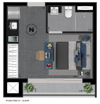 Imagem Imóvel com 2 Quartos à Venda, 64 m² em Consolação - São Paulo