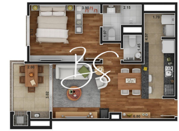 Imagem Apartamento com 2 Quartos à Venda, 79 m² em Centro - Canela