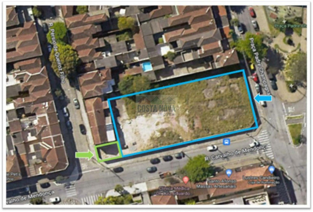 Imagem Terreno à Venda, 1.682 m² em Encruzilhada - Santos