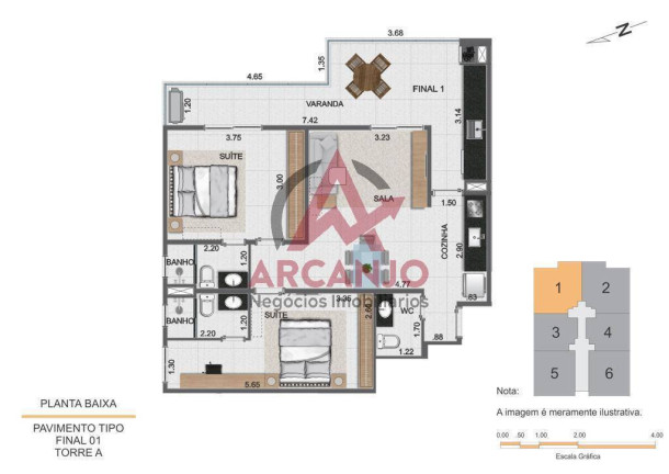 Imagem Apartamento com 2 Quartos à Venda, 106 m² em Indaiá - Caraguatatuba Imagem Apartamento com 2 Quartos à Venda, 106 m² em Indaiá - Caraguatatuba