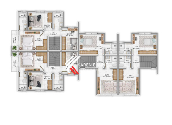 Sobrado com 3 Quartos à Venda, 96 m² em Potecas - São José