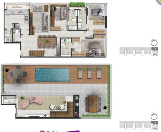 Imagem Apartamento com 3 Quartos à Venda, 200 m² em Sudoeste - Brasilia