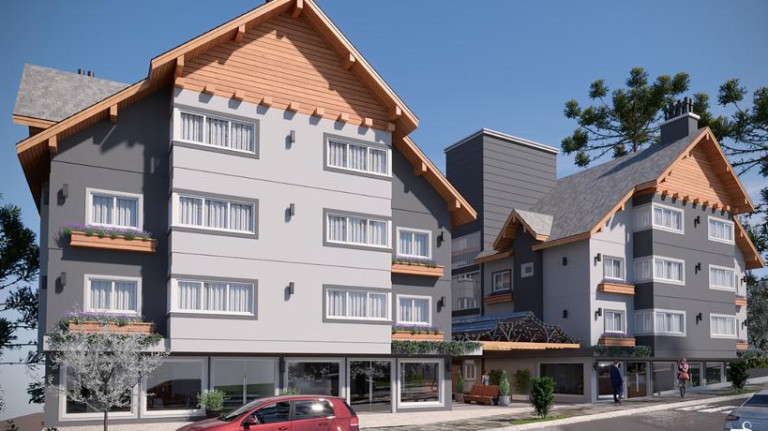 Apartamento com 1 Quarto à Venda, 42 m² em Moura - Gramado