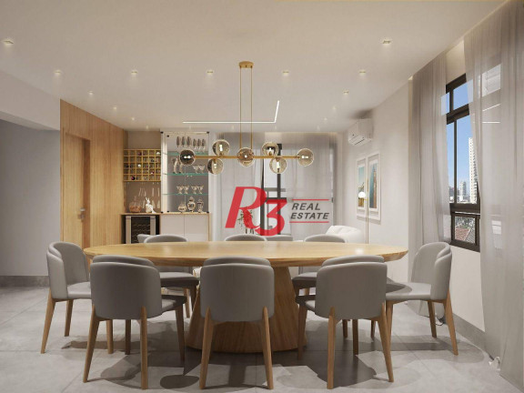 Imagem Apartamento com 4 Quartos à Venda, 210 m² em Embaré - Santos
