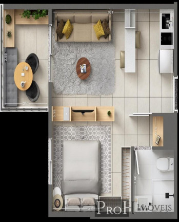 Imagem Apartamento com 2 Quartos à Venda, 33 m² em Ipiranga - São Paulo
