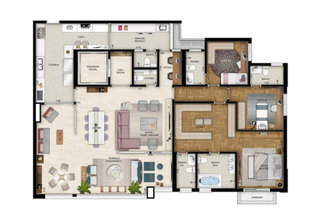 Imagem Apartamento com 4 Quartos à Venda, 211 m² em Morumbi - São Paulo