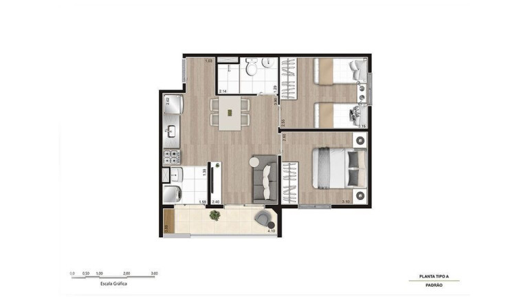 Imagem Apartamento com 2 Quartos à Venda, 45 m² em Quitaúna - Osasco Imagem Apartamento com 2 Quartos à Venda, 45 m² em Quitaúna - Osasco