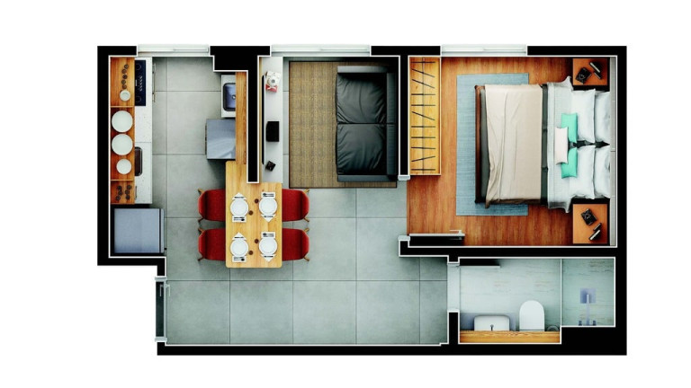 Imagem Apartamento com 1 Quarto à Venda, 31 m² em Vila Santa Catarina - São Paulo Imagem Apartamento com 1 Quarto à Venda, 31 m² em Vila Santa Catarina - São Paulo