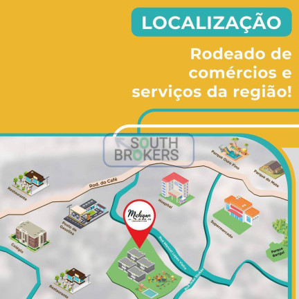Imagem Apartamento com 2 Quartos à Venda, em Jardim São Vicente - Campo Largo Imagem Apartamento com 2 Quartos à Venda, em Jardim São Vicente - Campo Largo