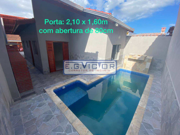 Casa com 2 Quartos à Venda, 60 m² em Balneário Samas - Mongaguá