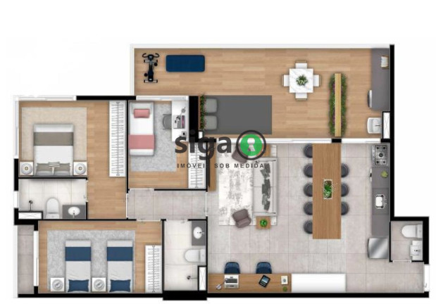 Imagem Apartamento com 3 Quartos à Venda, 123 m² em Saúde - São Paulo Imagem Apartamento com 3 Quartos à Venda, 123 m² em Saúde - São Paulo