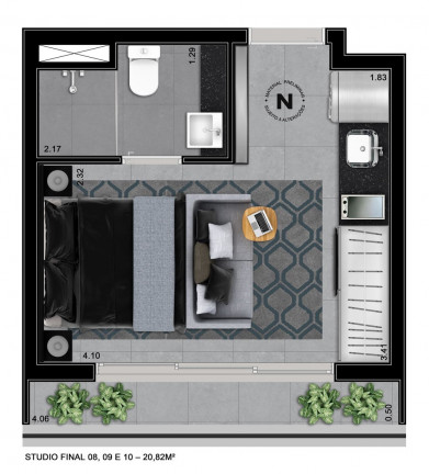 Imagem Studio com 1 Quarto à Venda, 32 m² em Consolação - São Paulo Imagem Studio com 1 Quarto à Venda, 32 m² em Consolação - São Paulo