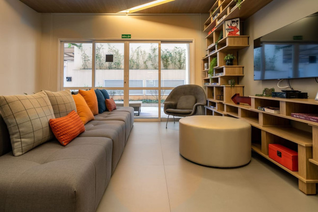 Imagem Apartamento com 1 Quarto para Alugar, 42 m² em Campo Belo - São Paulo