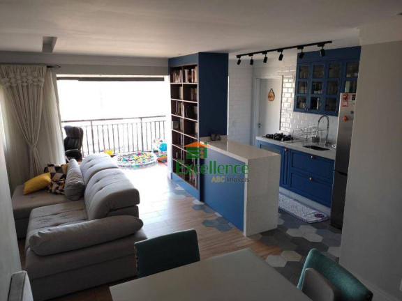 Apartamento com 2 Quartos à Venda, 88 m² em Campestre - Santo André