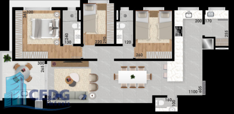 Imagem Apartamento com 3 Quartos à Venda, 105 m² em água Verde - Curitiba Imagem Apartamento com 3 Quartos à Venda, 105 m² em água Verde - Curitiba