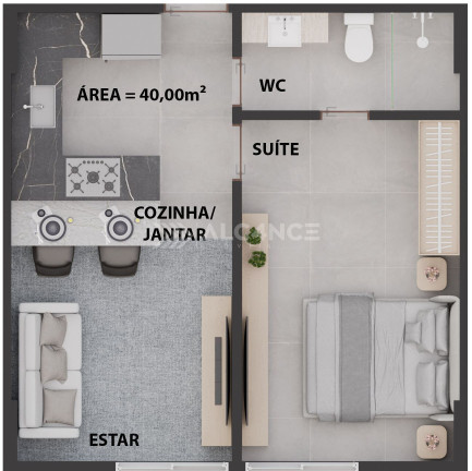 Imagem Sala Comercial à Venda, 47 m² em Cabo Branco - João Pessoa Imagem Sala Comercial à Venda, 47 m² em Cabo Branco - João Pessoa