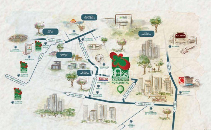 Imagem Sobrado com 3 Quartos à Venda, 181 m² em Jardins Marselha - Aparecida De Goiânia