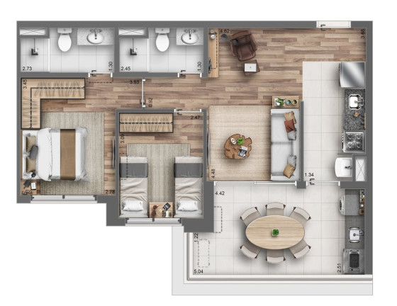 Imagem Apartamento com 2 Quartos à Venda, 68 m² em Jardim Prudência - São Paulo Imagem Apartamento com 2 Quartos à Venda, 68 m² em Jardim Prudência - São Paulo