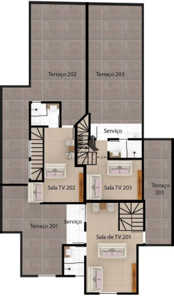 Imagem Apartamento com 2 Quartos à Venda, 17 m² em Xangri-lá - Contagem Imagem Apartamento com 2 Quartos à Venda, 17 m² em Xangri-lá - Contagem