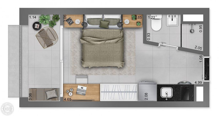 Imagem Studio com 1 Quarto à Venda, 27 m² em Jardim Paulista - São Paulo