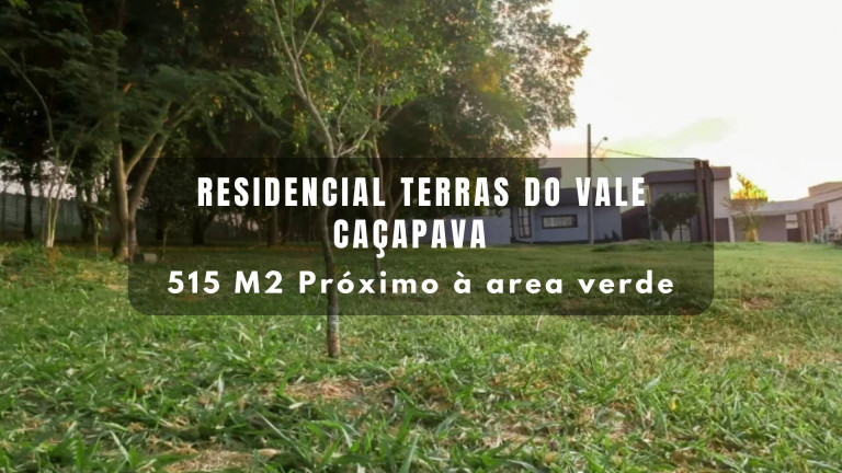 Imagem Terreno em Condomínio à Venda, 515 m² em Bairro Do Grama - Caçapava Imagem Terreno em Condomínio à Venda, 515 m² em Bairro Do Grama - Caçapava