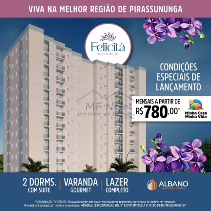 Imagem Apartamento com 2 Quartos à Venda, 43 m² em Felicita Residencial - Pirassununga