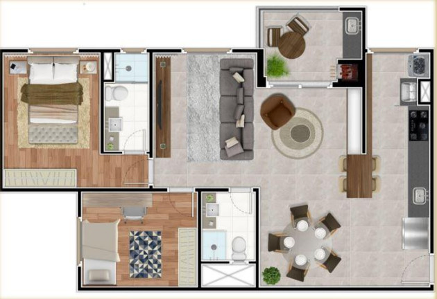 Imagem Apartamento com 3 Quartos à Venda, 83 m² em Casa Branca - Santo André Imagem Apartamento com 3 Quartos à Venda, 83 m² em Casa Branca - Santo André