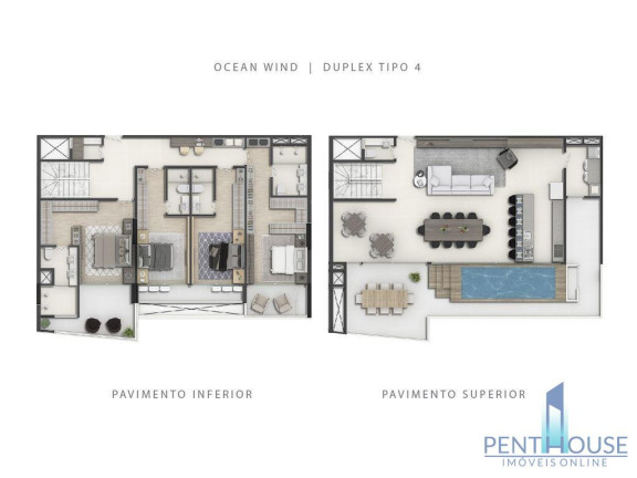 Imagem Apartamento com 3 Quartos à Venda, 154 m² em Praia Brava De Itajaí - Itajaí Imagem Apartamento com 3 Quartos à Venda, 154 m² em Praia Brava De Itajaí - Itajaí