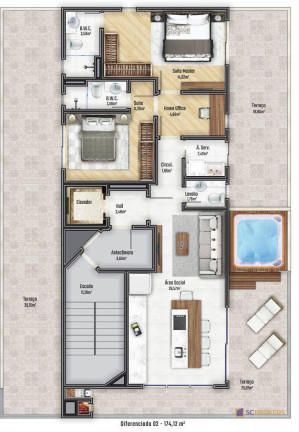 Imagem Apartamento com 2 Quartos à Venda, 174 m² em Praia Brava - Itajaí