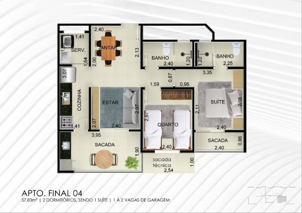Imagem Apartamento com 3 Quartos à Venda, em Toninhas - Ubatuba Imagem Apartamento com 3 Quartos à Venda, em Toninhas - Ubatuba