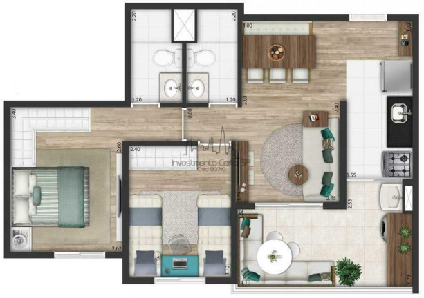 Imagem Apartamento com 2 Quartos à Venda, 56 m² em Vila Mariana - São Paulo Imagem Apartamento com 2 Quartos à Venda, 56 m² em Vila Mariana - São Paulo