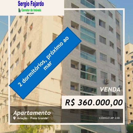 Apartamento com 2 Quartos à Venda, 80 m² em Aviação - Praia Grande