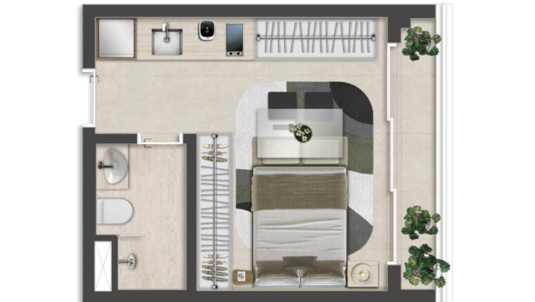 Imagem Imóvel com 1 Quarto à Venda, 25 m² em Indianópolis - São Paulo Imagem Imóvel com 1 Quarto à Venda, 25 m² em Indianópolis - São Paulo