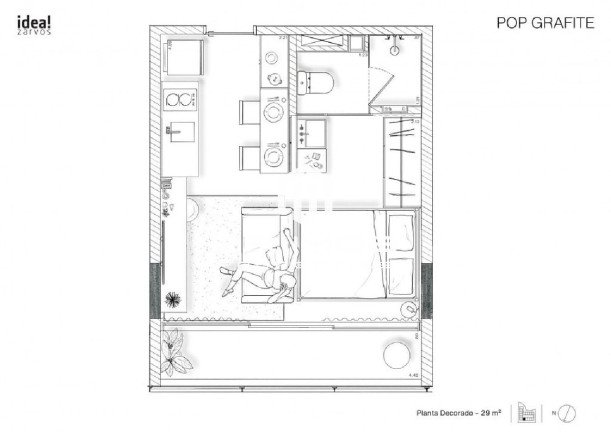 Imagem Imóvel com 1 Quarto à Venda, 29 m² em Vila Madalena - São Paulo