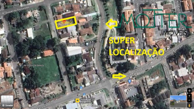 Imagem Terreno à Venda, 408 m² em São Braz - Curitiba Imagem Terreno à Venda, 408 m² em São Braz - Curitiba